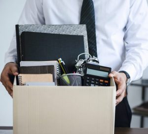 Man with box